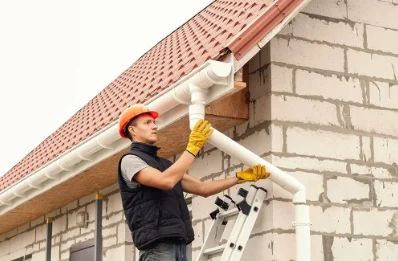 Pose et remplacement de gouttières à Héricy